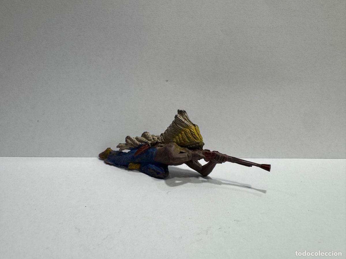 Figuras de goma y PVC: FIGURA INDIO ORIGINAL DE &Eacute;POCA (G)