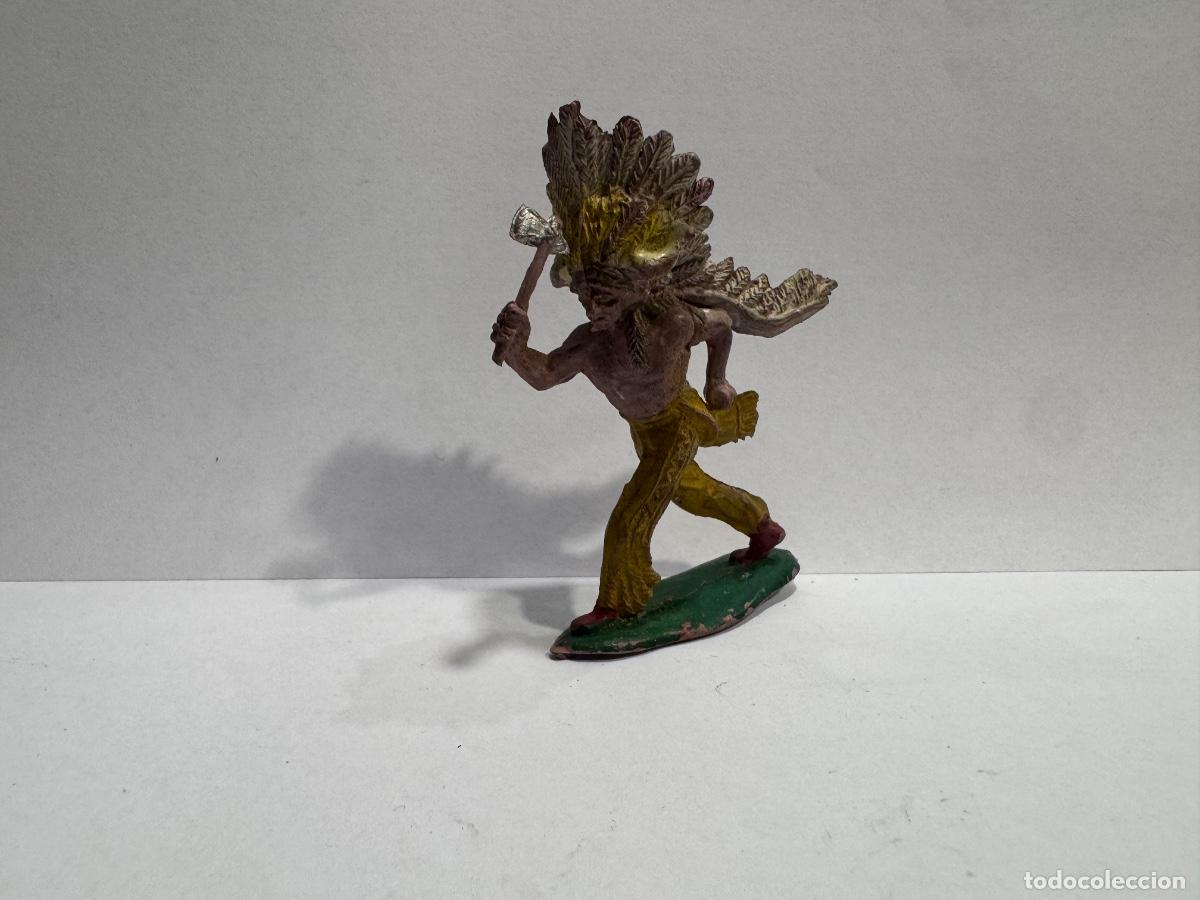 Figuras de goma y PVC: FIGURA INDIO ORIGINAL DE &Eacute;POCA (G)