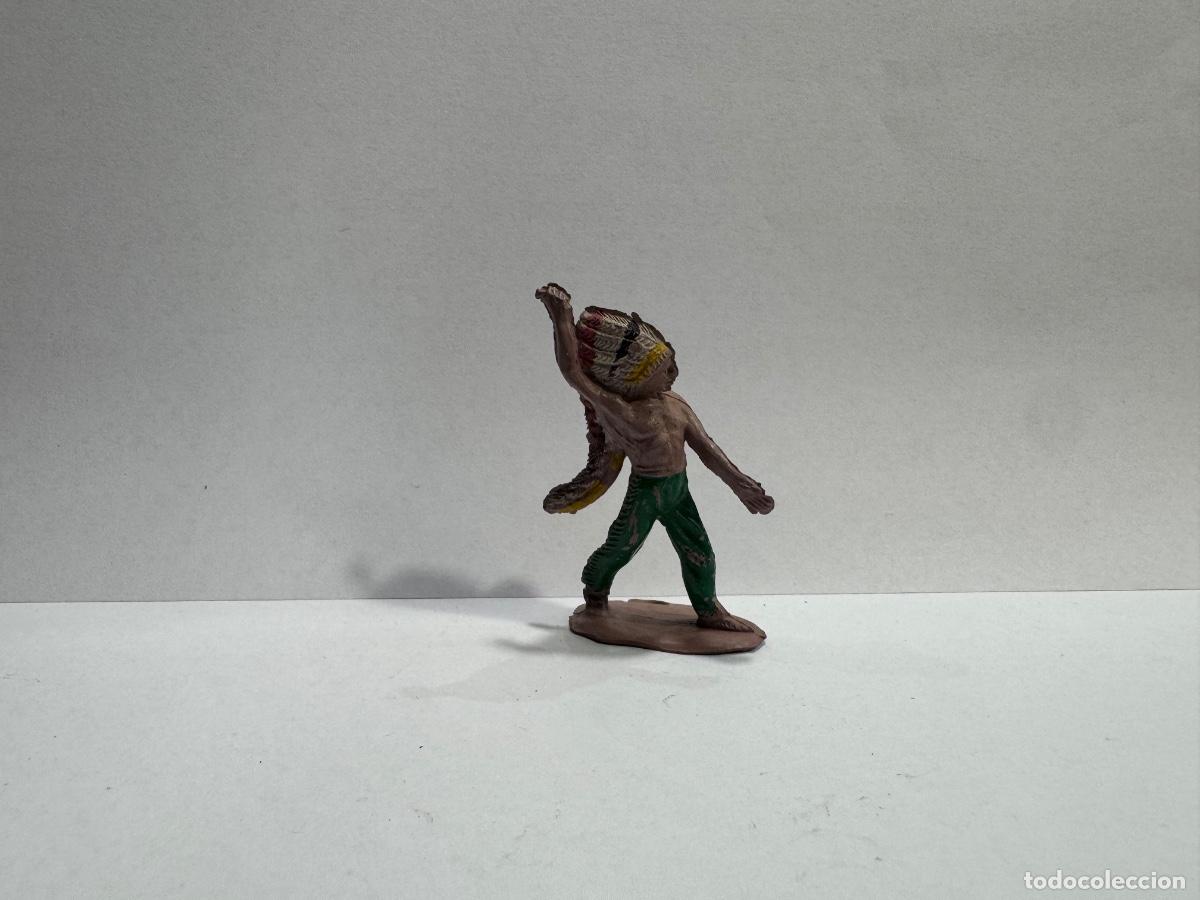Figuras de goma y PVC: FIGURA INDIO ORIGINAL DE &Eacute;POCA (G)