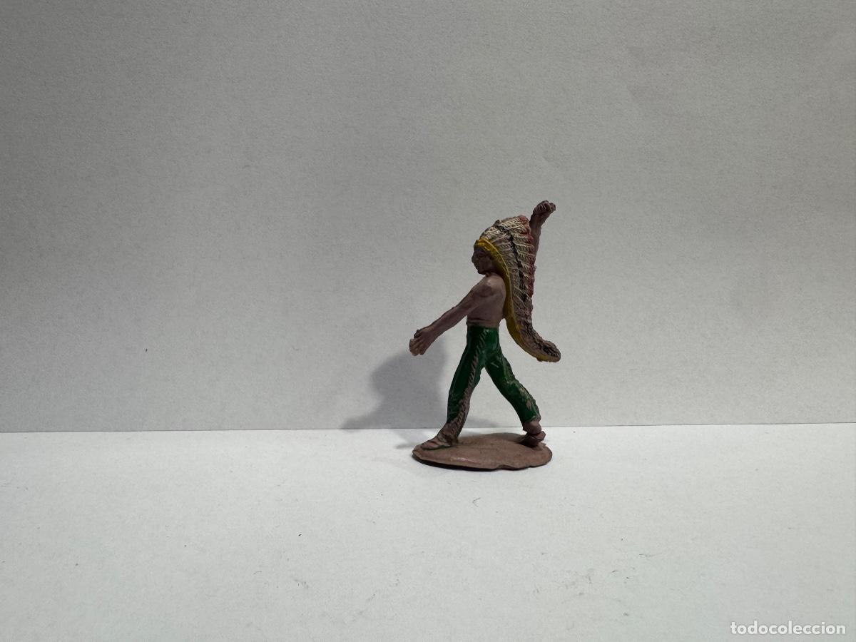 Figuras de goma y PVC: FIGURA INDIO ORIGINAL DE &Eacute;POCA (G) - Foto 2
