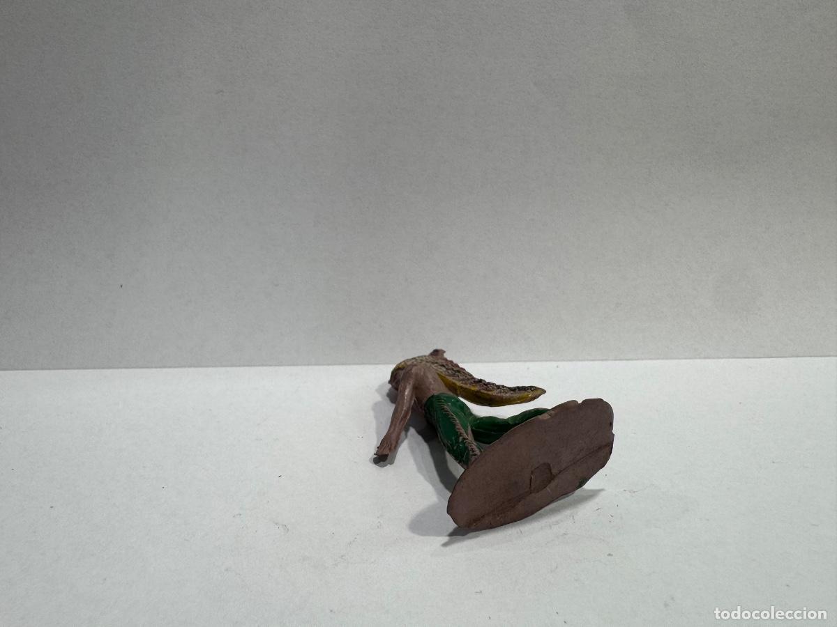 Figuras de goma y PVC: FIGURA INDIO ORIGINAL DE &Eacute;POCA (G) - Foto 3