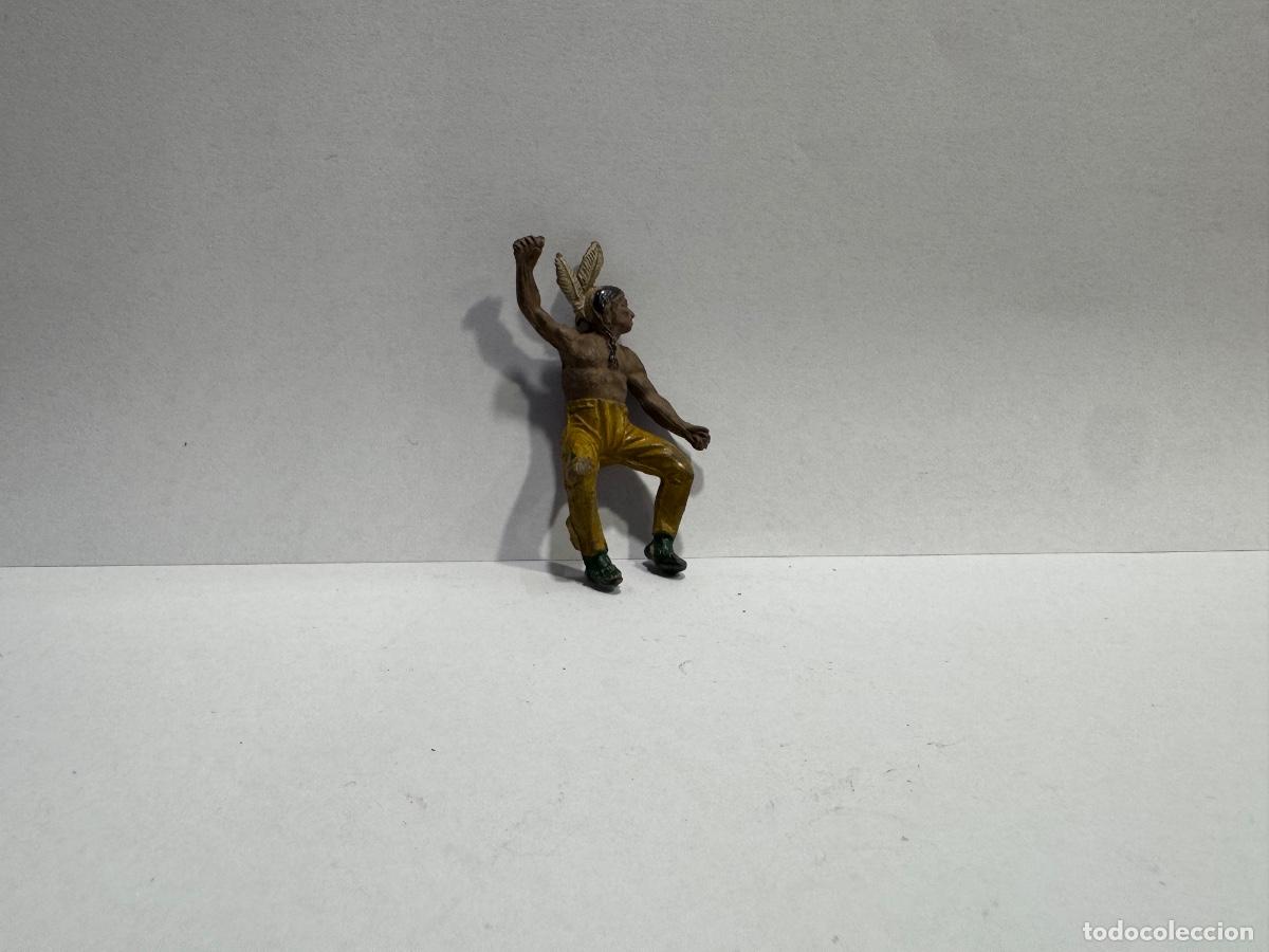 Figuras de goma y PVC: FIGURA INDIO ORIGINAL DE &Eacute;POCA (G)