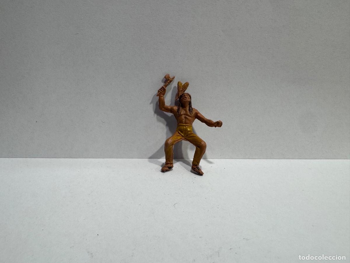 Figuras de goma y PVC: FIGURA INDIO ORIGINAL DE &Eacute;POCA (G)