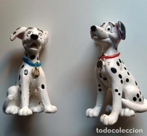 Figuras de goma y PVC: 2 Figuras de pvc de 101 Dalmatas de Bully
