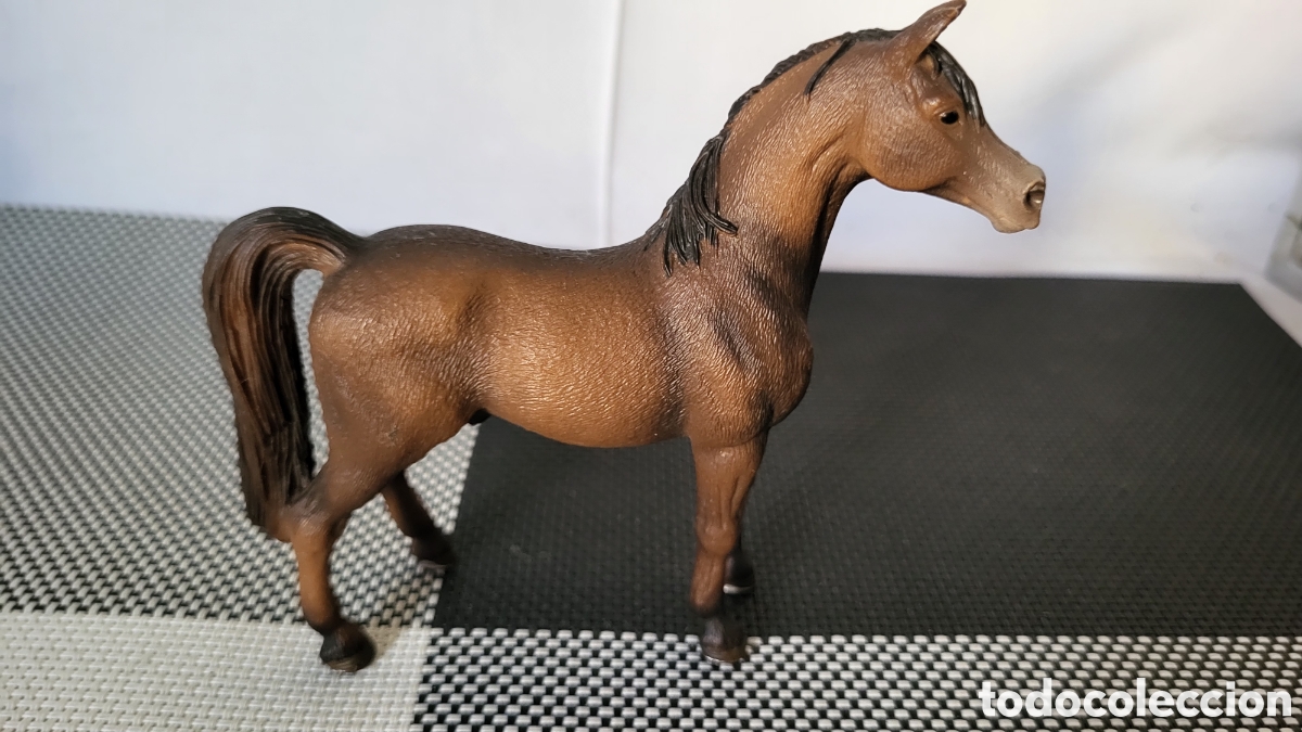 Figuras de goma y PVC: Caballo de colecci&oacute;n Schleich