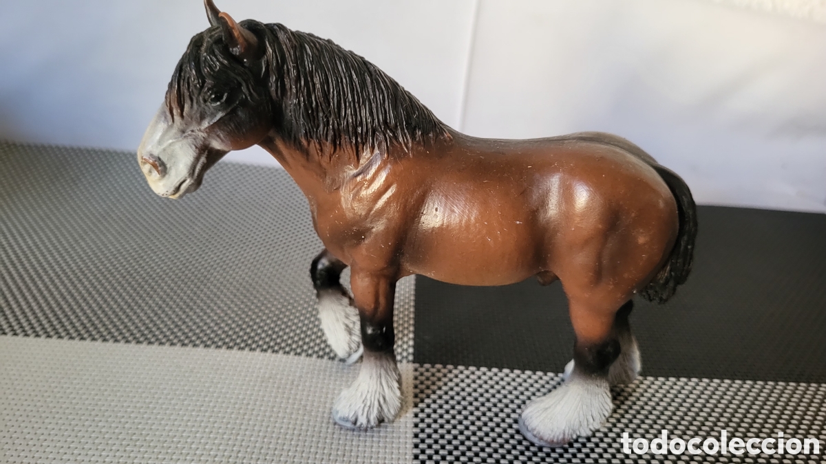 Figuras de goma y PVC: Caballo de colecci&oacute;n Schleich