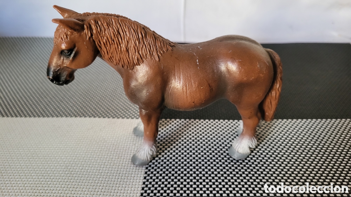 Figuras de goma y PVC: Caballo de colecci&oacute;n Schleich