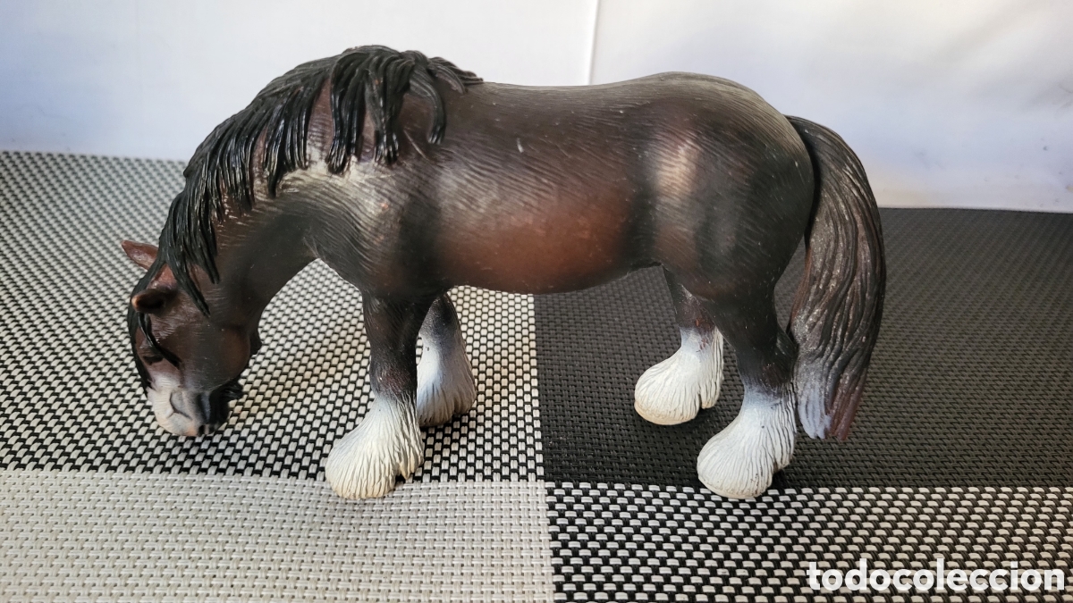 Figuras de goma y PVC: Caballo de colecci&oacute;n Schleich
