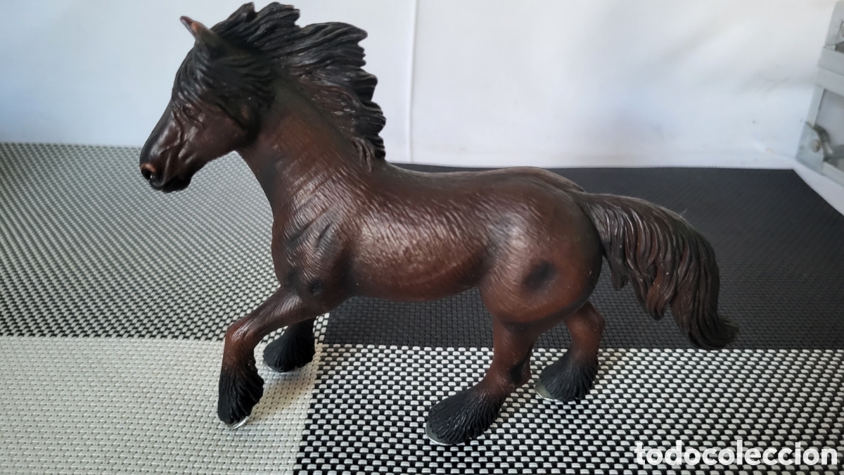 Figuras de goma y PVC: Caballo de colecci&oacute;n Schleich
