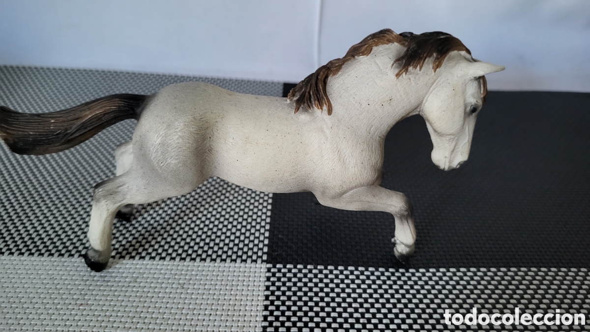Figuras de goma y PVC: Caballo de colecci&oacute;n Schleich