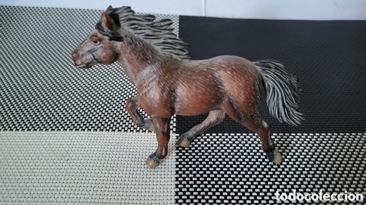 Figuras de goma y PVC: Caballo de colecci&oacute;n Schleich