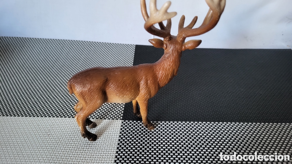 Figuras de goma y PVC: Ciervo colecci&oacute;n Schleich - Foto 2