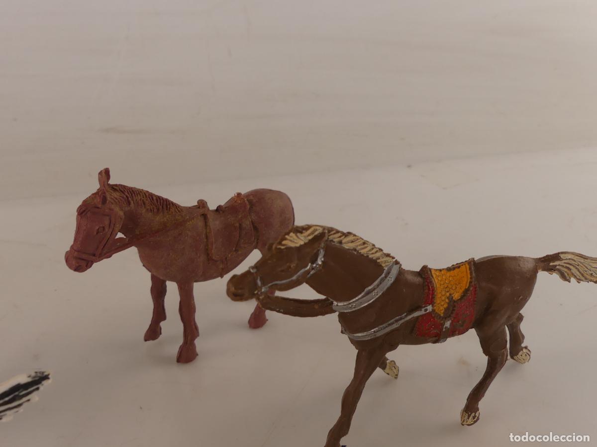 Figuras de goma y PVC: LOTE DE CABALLOS DE PVC - Foto 4