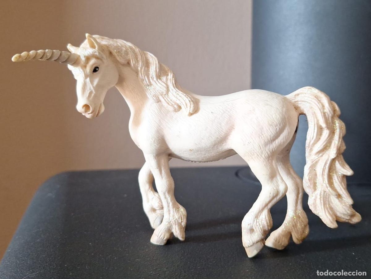 Figuras de goma y PVC: Schleich / Figura Potro de Unicornio con Purpurina