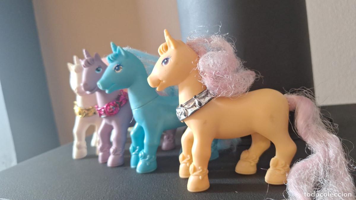 Figurines en Caoutchouc et PVC: Lote 4 PONY UNICORNIO Marca CHAP MEI China