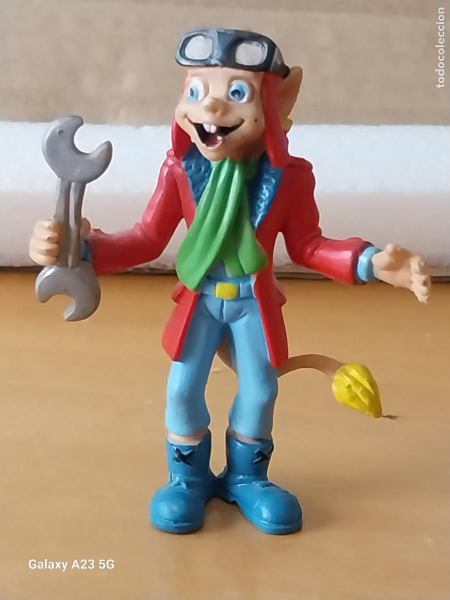 Figuras de goma y PVC: DIMINUTOS DINKY COMICS SPAIN A&Ntilde;O 1983 FIGURA GOMA 7CMS ALTO ORIGINAL PINTADO A MANO
