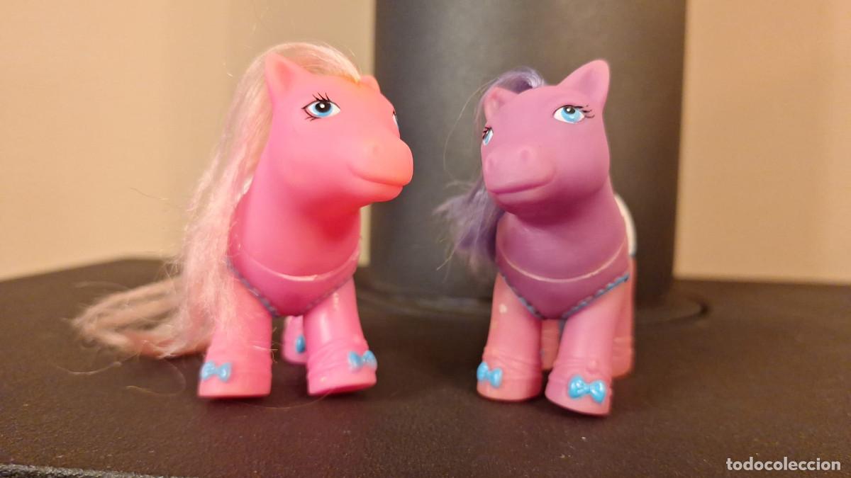 Figuras de goma y PVC: Lote 2 Pony de Simba Pony Land A&ntilde;os 70/80