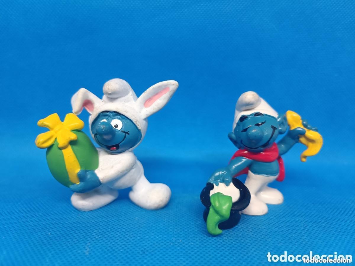 Figurines en Caoutchouc et PVC: iguras PVC Pitufos Lote 2 Schleich