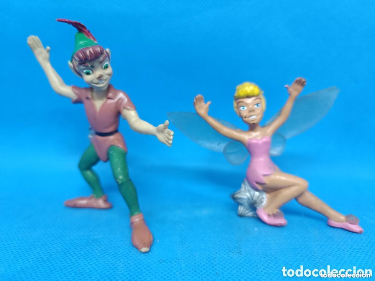 Rubber and PVC Figures: Familia completa PVC Peter Pan y Campanilla Comics Spain 1986 Walt Disney