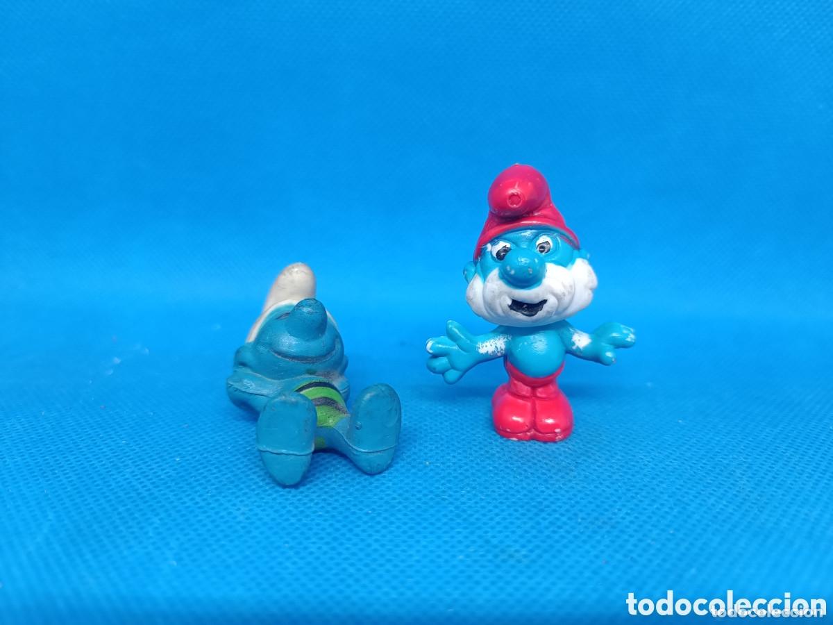 Gummi- und PVC-Figuren: Figuras PVC Pitufos Lote 5 Bootleg falsas puede que no toxico made in Spain Los pitufos