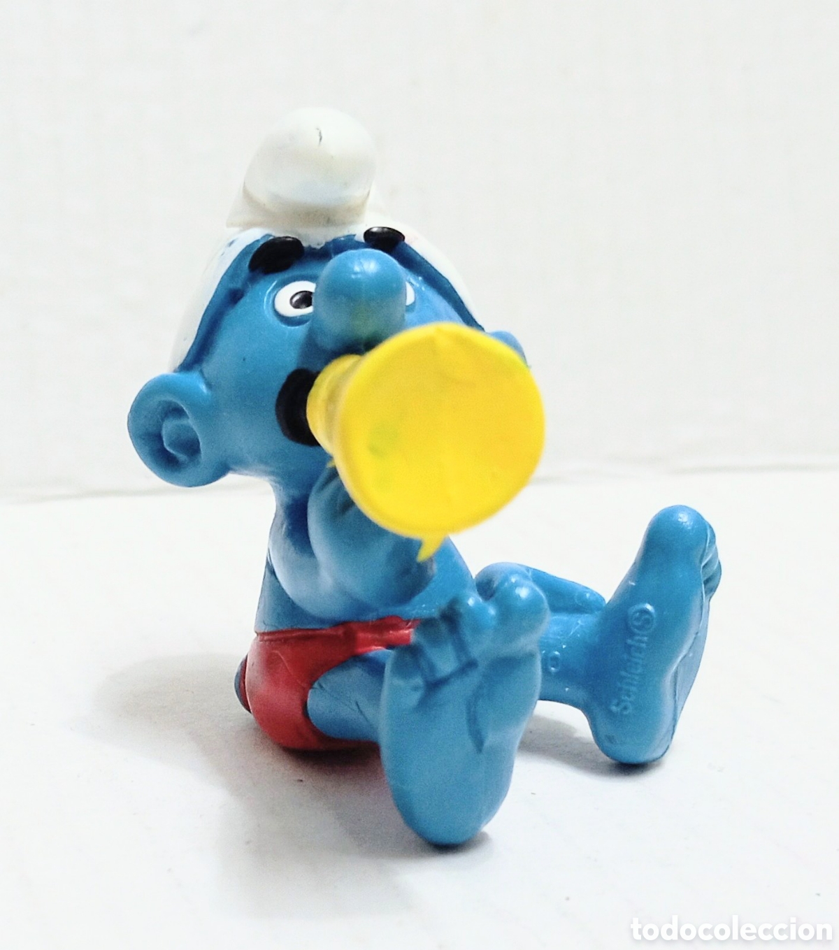 Figuras de goma y PVC: PITUFO CON ALTAVOZ - PEYO - Foto 4