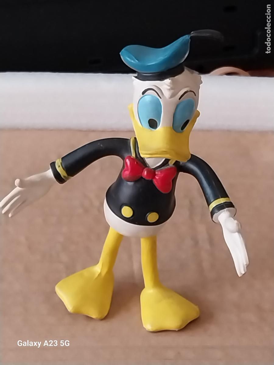 Figuras de goma y PVC: PATO DONALD COMICS SPAIN 1985 FIGURA GOMA ALAMBRE 12.5CMS ALTO ORIGINAL