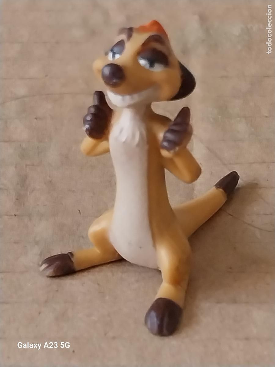 Figuras de goma y PVC: REY LEON TIMON FIGURA GOMA 3.87CMS ALTO