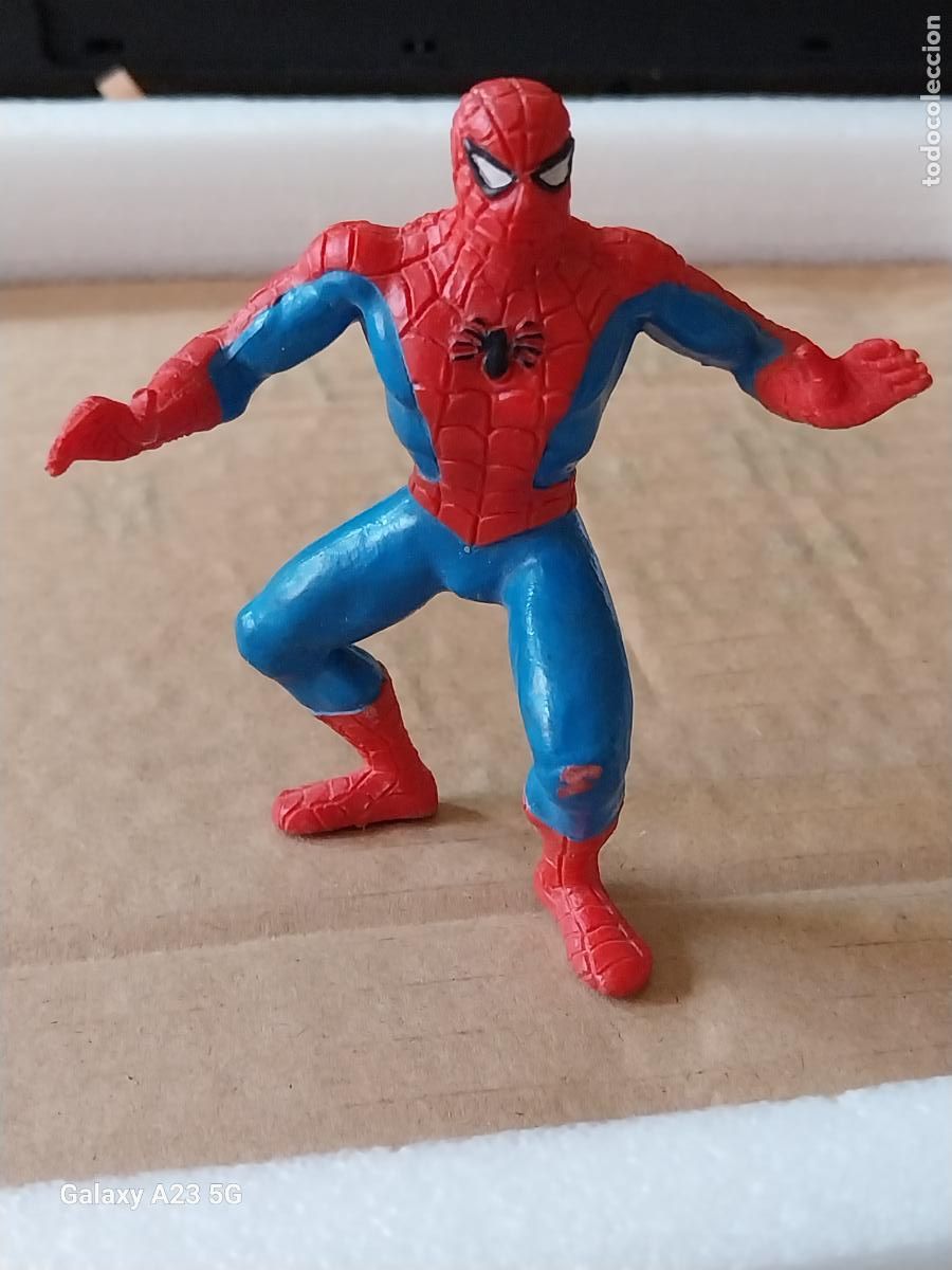Figuras de goma y PVC: SPIDERMAN FIGURA GOMA 8.5CMS ALTO COMICS SPAIN 86 MARVEL