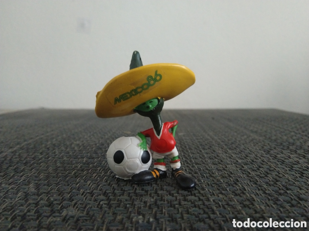 Figuras de goma y PVC: FIGURA PVC PIQUE MASCOTA MUNDIAL MEXICO 86 MEJICO SPORTS BILLY 1984 PETIT COLLINE