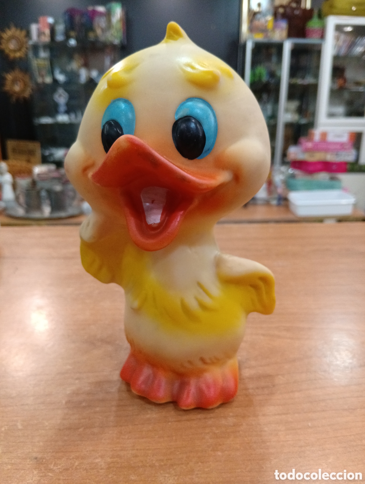 Figuras de goma y PVC: Patito de goma de estilo vintage Probablemente a&ntilde;os 60 y 70