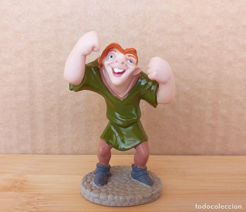 Figuras de goma y PVC: Mu&ntilde;eco figura de goma jorobado de notredame, cuasimodo, disney, marca applause