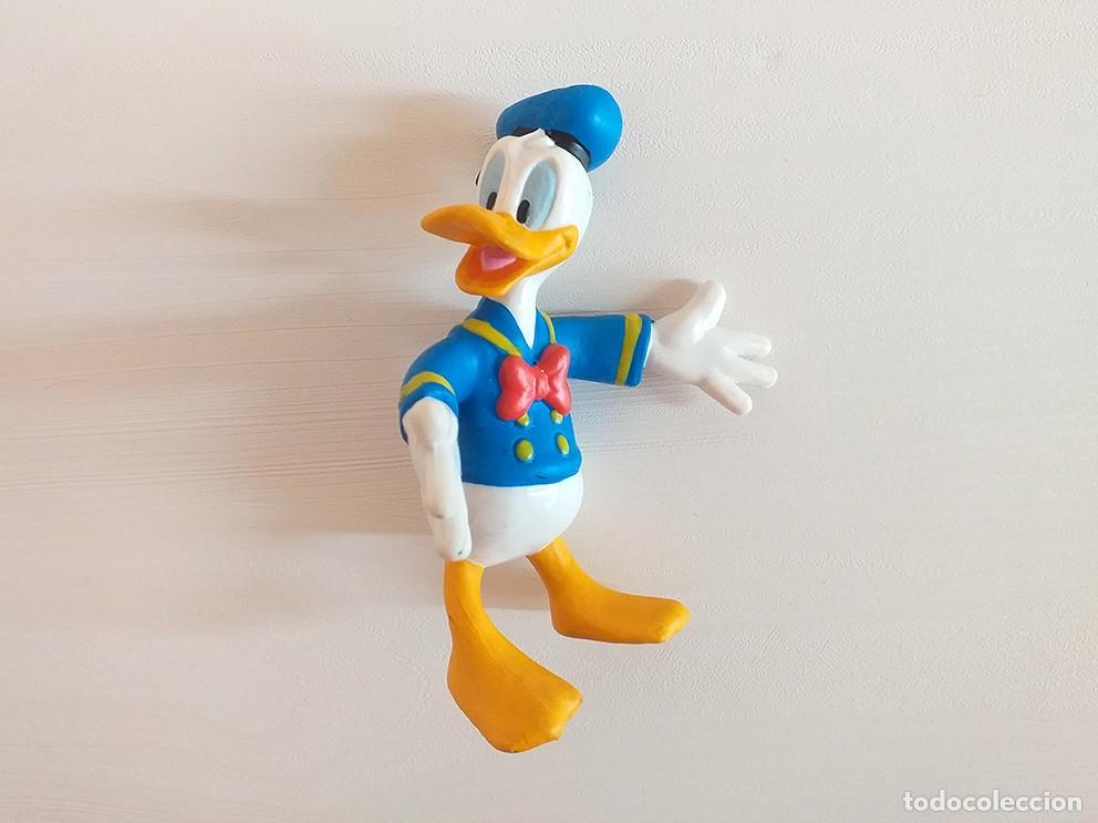 Figuras de goma y PVC: Mu&ntilde;eco figura de goma del pato Donald, Disney