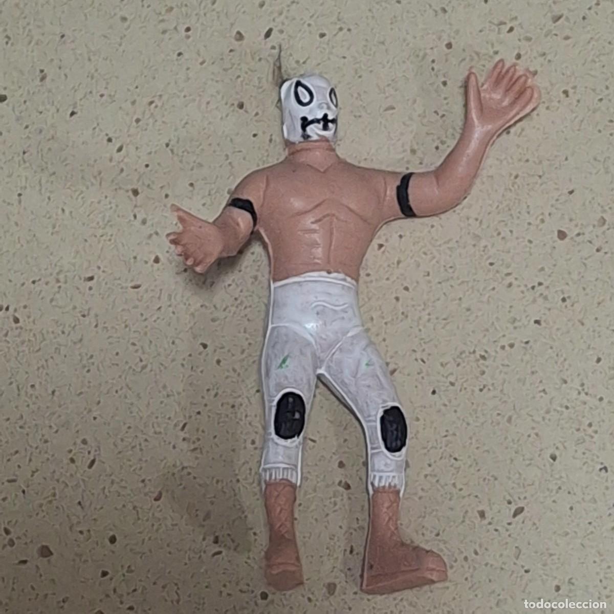 Figuras de goma y PVC: LUCHADOR MEXICANO MEJICANO LUCHA LIBRE TIPO PRESING CACH WWF - FIGURA GOMA PVC BOOTLEG