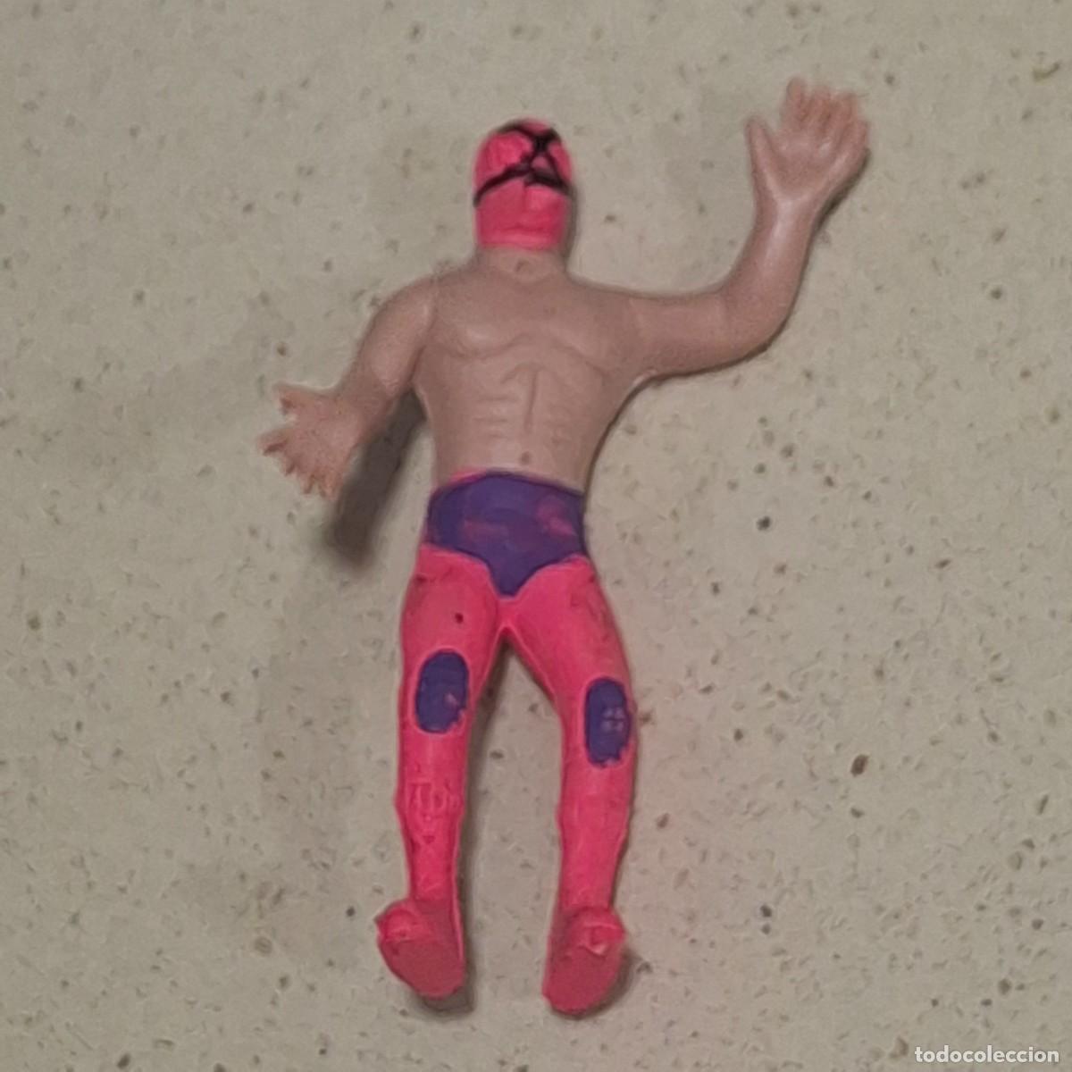 Figuras de goma y PVC: LUCHADOR MEXICANO MEJICANO LUCHA LIBRE TIPO PRESING CACH WWF - FIGURA GOMA PVC BOOTLEG