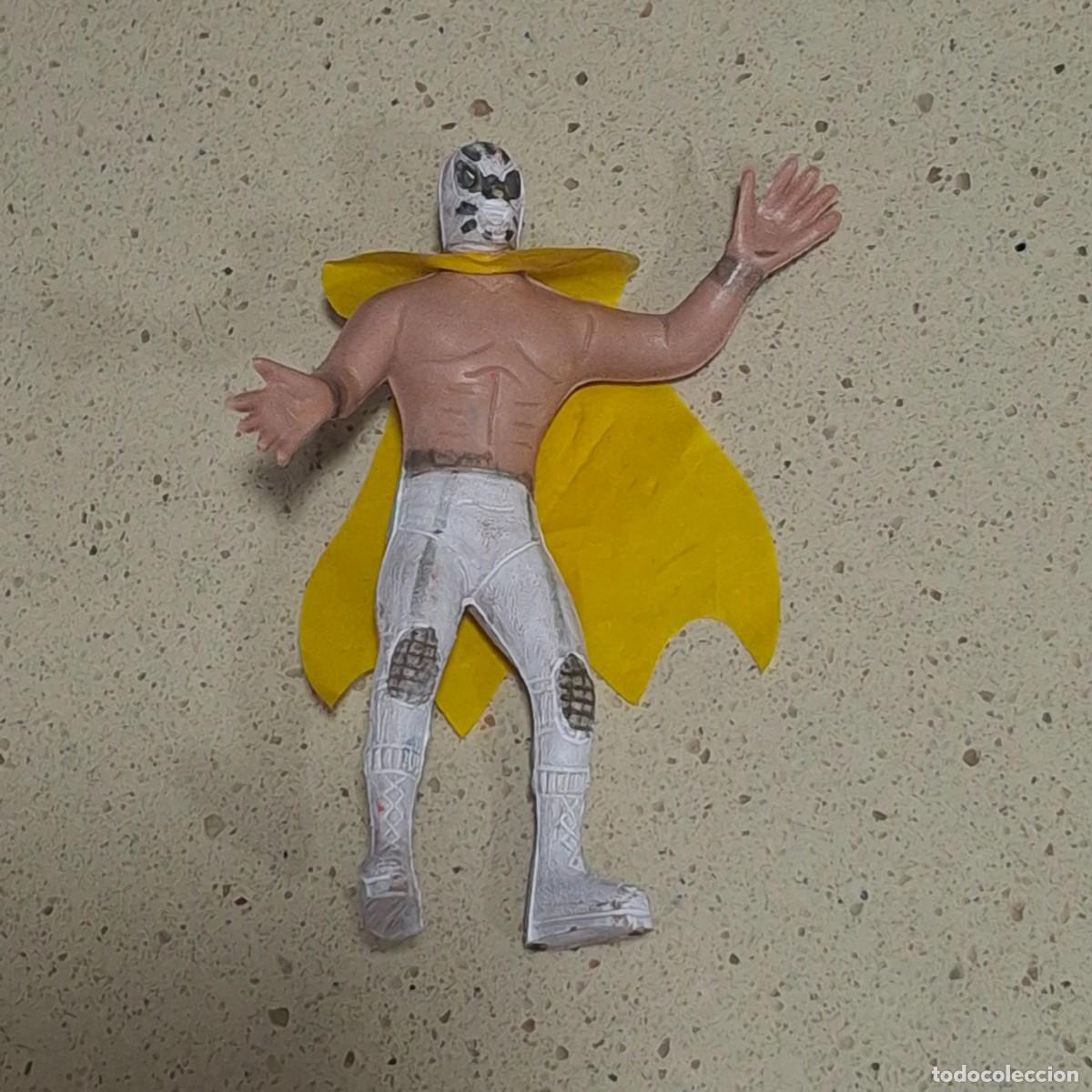 Figuras de goma y PVC: LUCHADOR MEXICANO MEJICANO LUCHA LIBRE TIPO PRESING CACH WWF - FIGURA GOMA PVC BOOTLEG