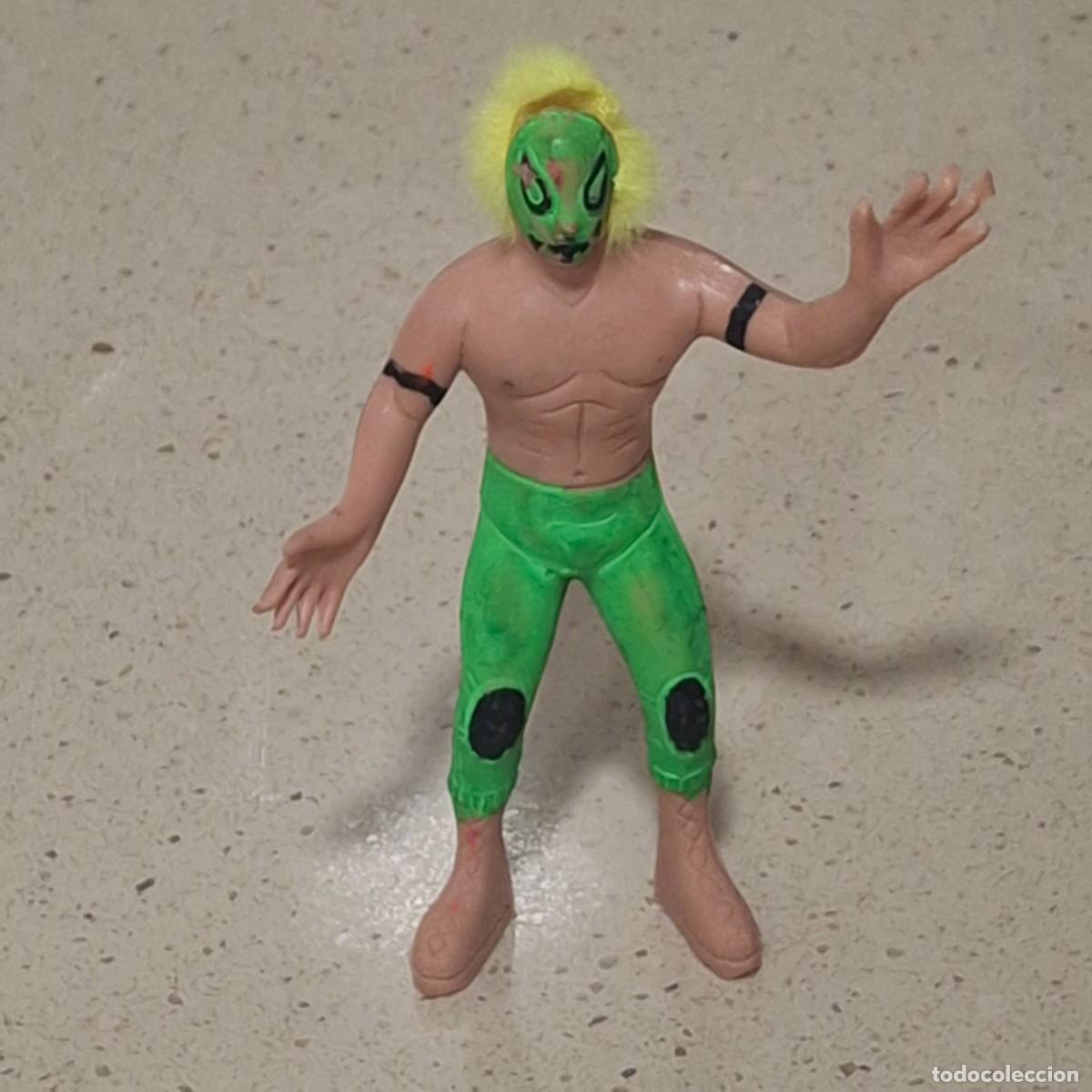 Figuras de goma y PVC: LUCHADOR MEXICANO MEJICANO LUCHA LIBRE TIPO PRESING CACH WWF - FIGURA GOMA PVC BOOTLEG