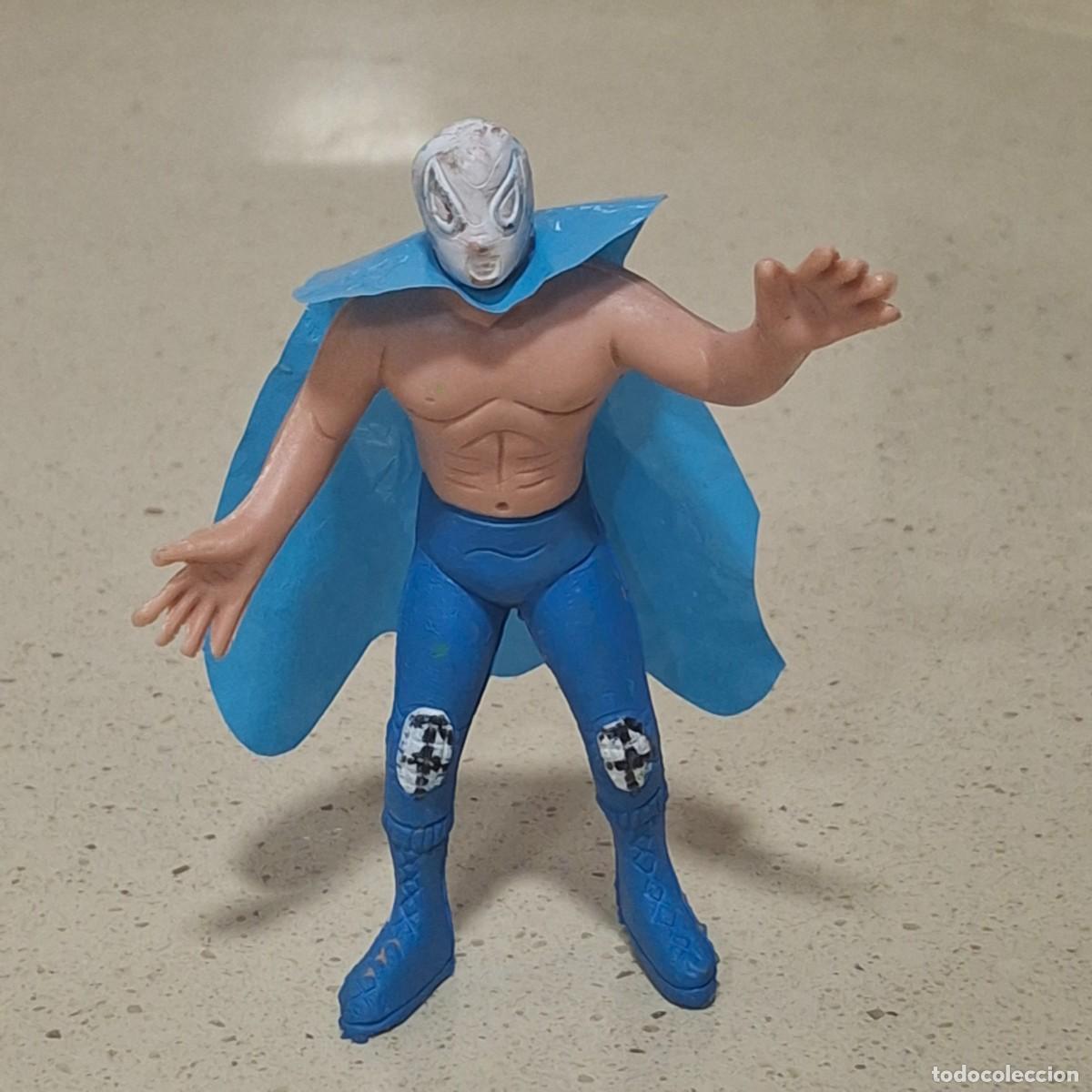 Figuras de goma y PVC: LUCHADOR MEXICANO MEJICANO LUCHA LIBRE TIPO PRESING CACH WWF - FIGURA GOMA PVC BOOTLEG