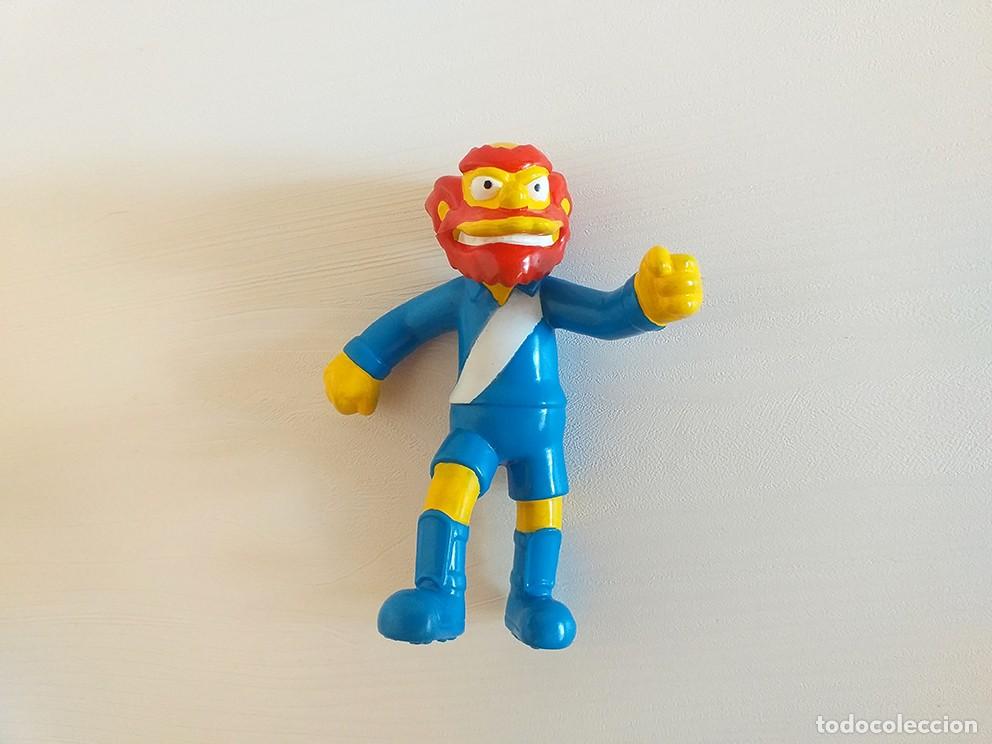 Figuras de goma y PVC: Mu&ntilde;eco figura de goma willie mcDougal, simpsons