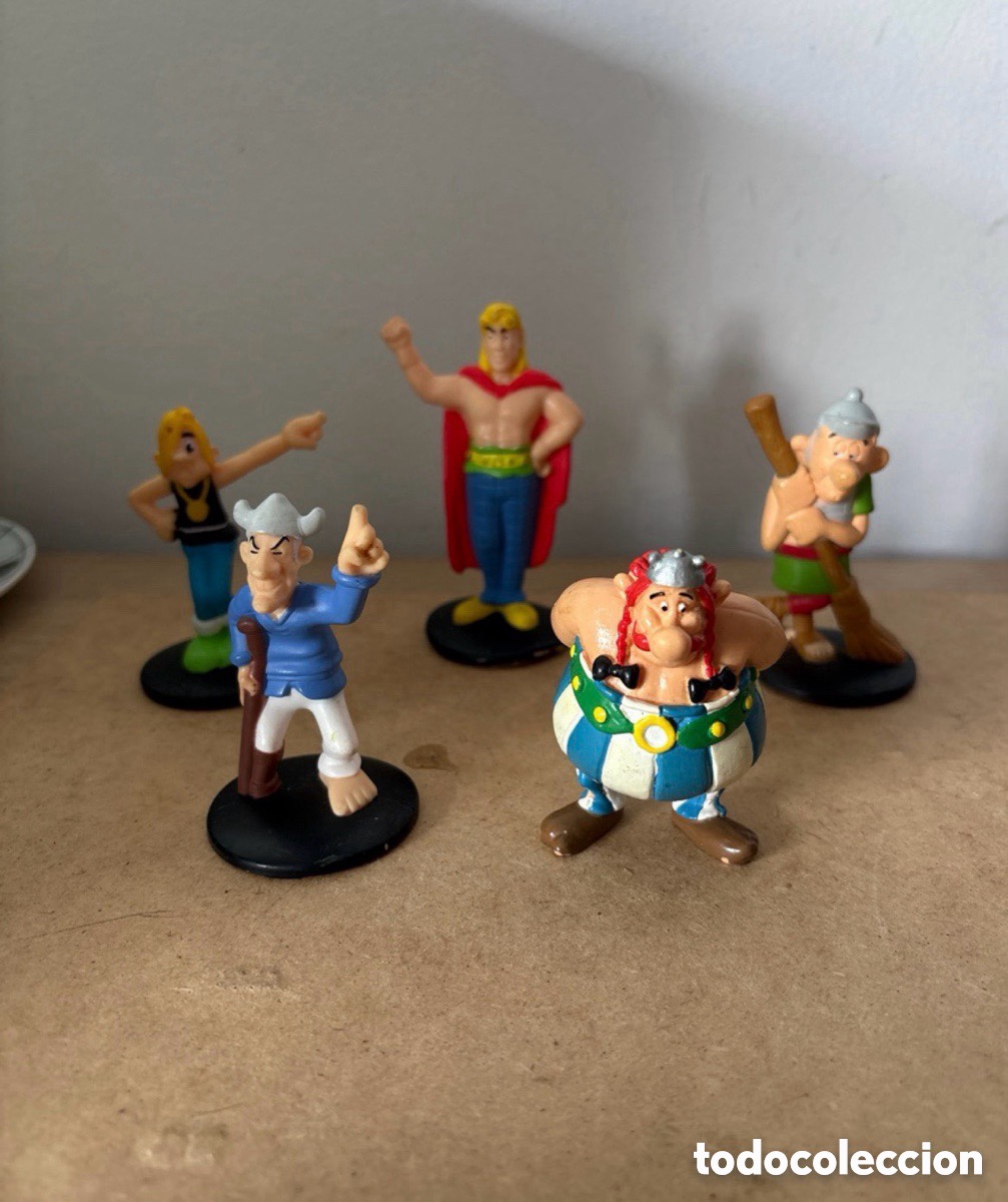 Figuras de goma y PVC: Figuras goma PVC Asterix y Obelix (A21)