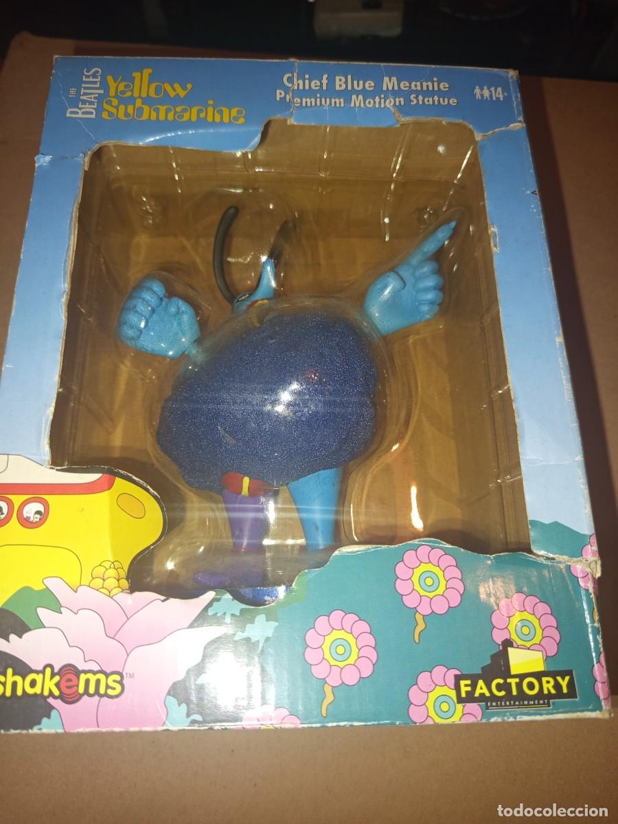 Figuras de goma y PVC: figura coleccionable Chief Blue Meanie Shakems Premium Motion Statue de la l&iacute;nea Yellow Submarine de