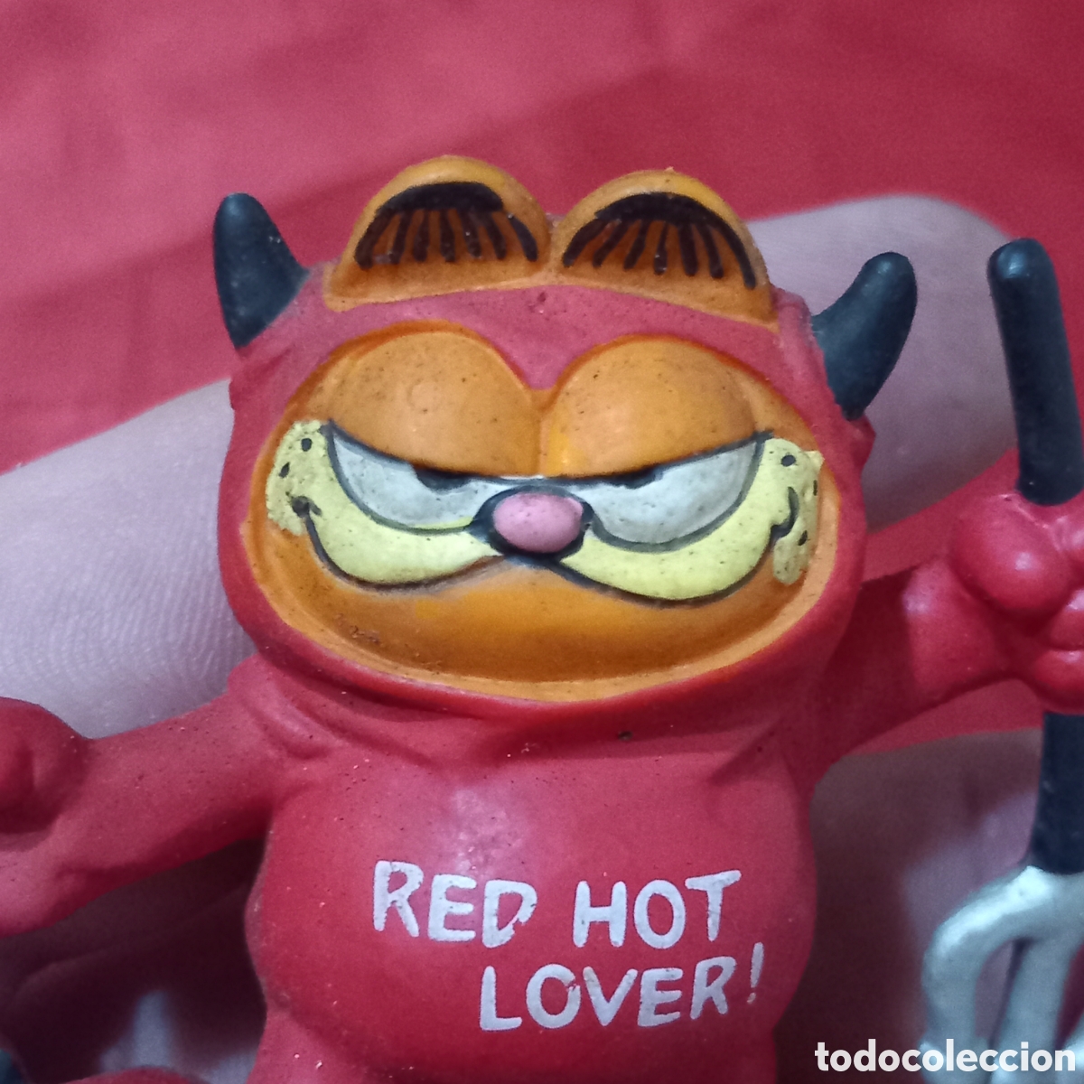 Gummi- und PVC-Figuren: FIGURA BULLYLAND 1981FAMOSO GATO GARFIELD
