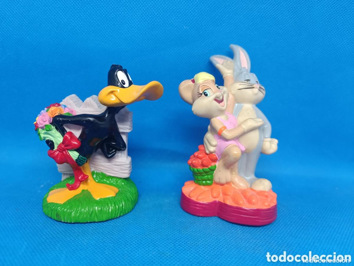 Rubber and PVC Figures: Figuras Pl&aacute;stico Bugs Bunny con Lola y el Pato Lucas Warner Bros Bip Holland