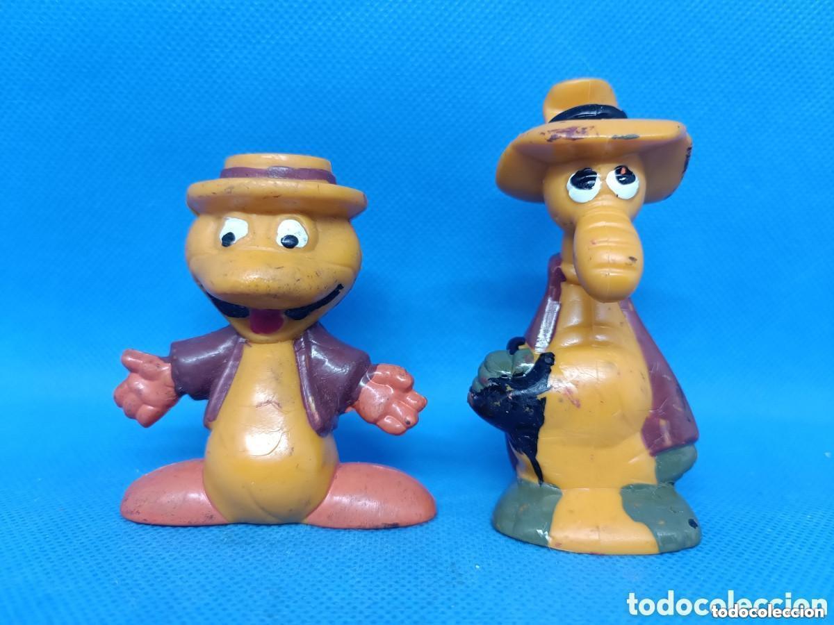 Gummi- und PVC-Figuren: Familia completa PVC El Boom y el Crack mascotas programa de televisi&oacute;n Un, dos, tres ... Bootleg