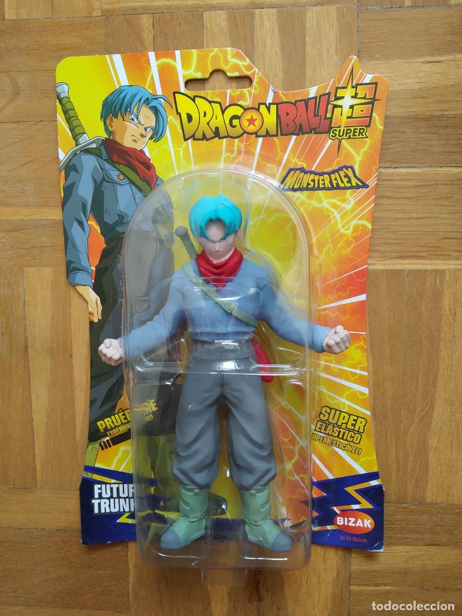 Rubber and PVC Figures: FIGURA DRAGON BALL SUPER FUTURE TRUNKS MONSTER FLEX. NUEVA EN SU BLISTER. VER FOTOS