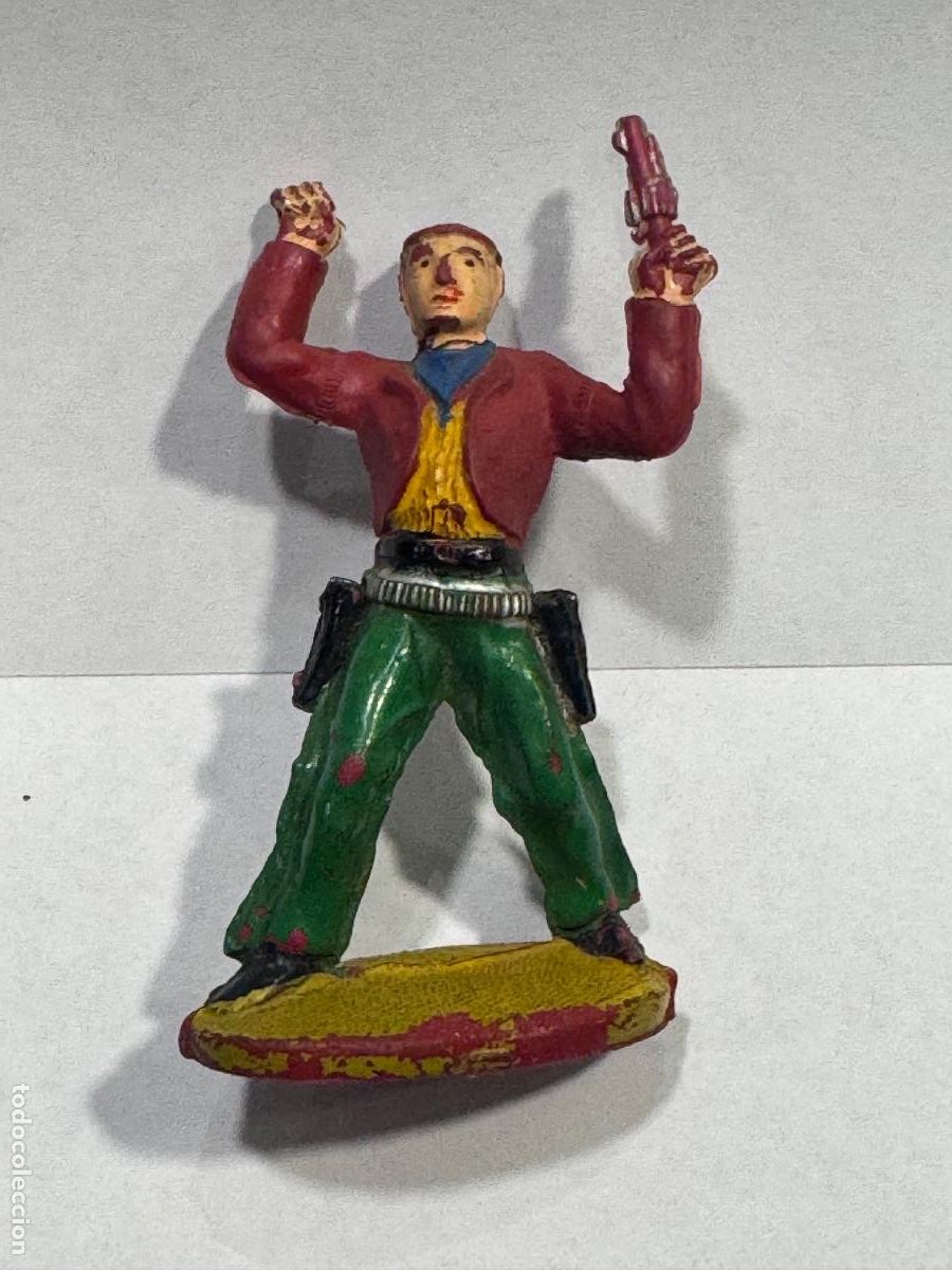 Figuras de goma y PVC: FIGURA VAQUERO OESTE ORIGINAL DE &Eacute;POCA (G)