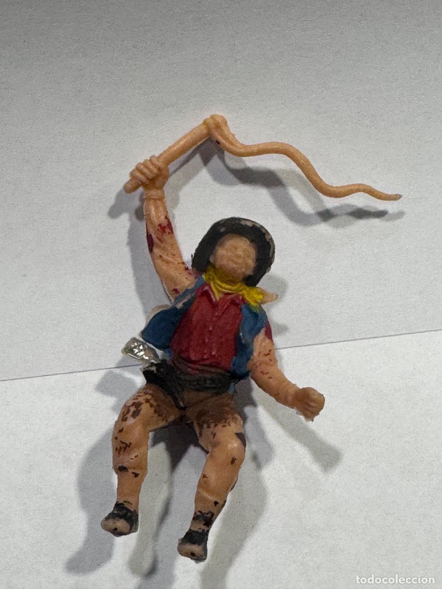 Figuras de goma y PVC: FIGURA VAQUERO OESTE ORIGINAL DE &Eacute;POCA (G)