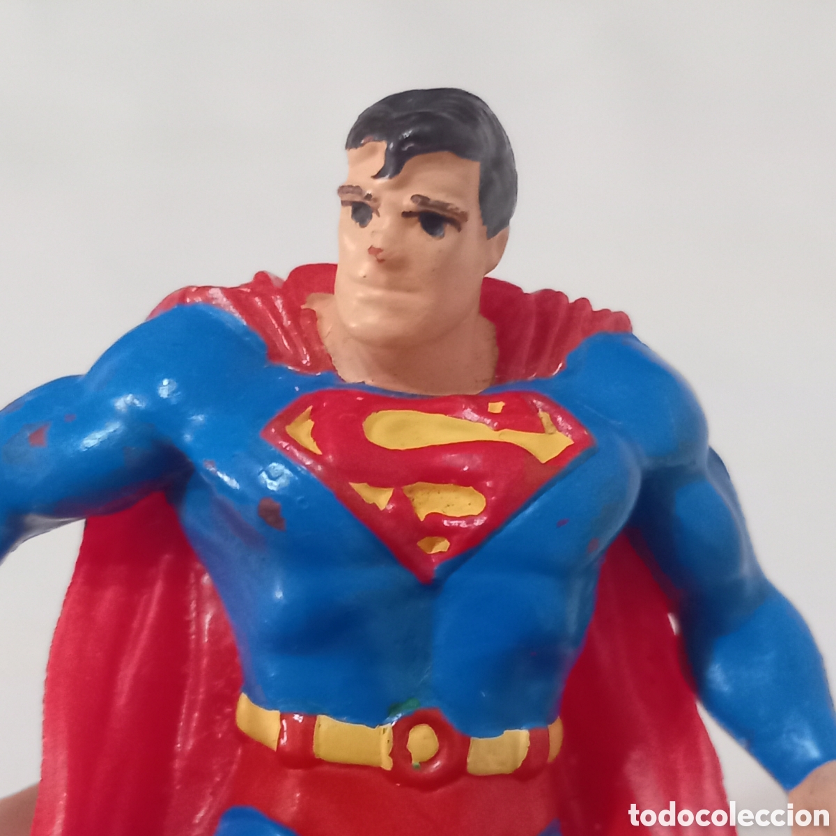 Rubber and PVC Figures: FIGURA DE GOMA VINTAGE SUPERMAN 9cm