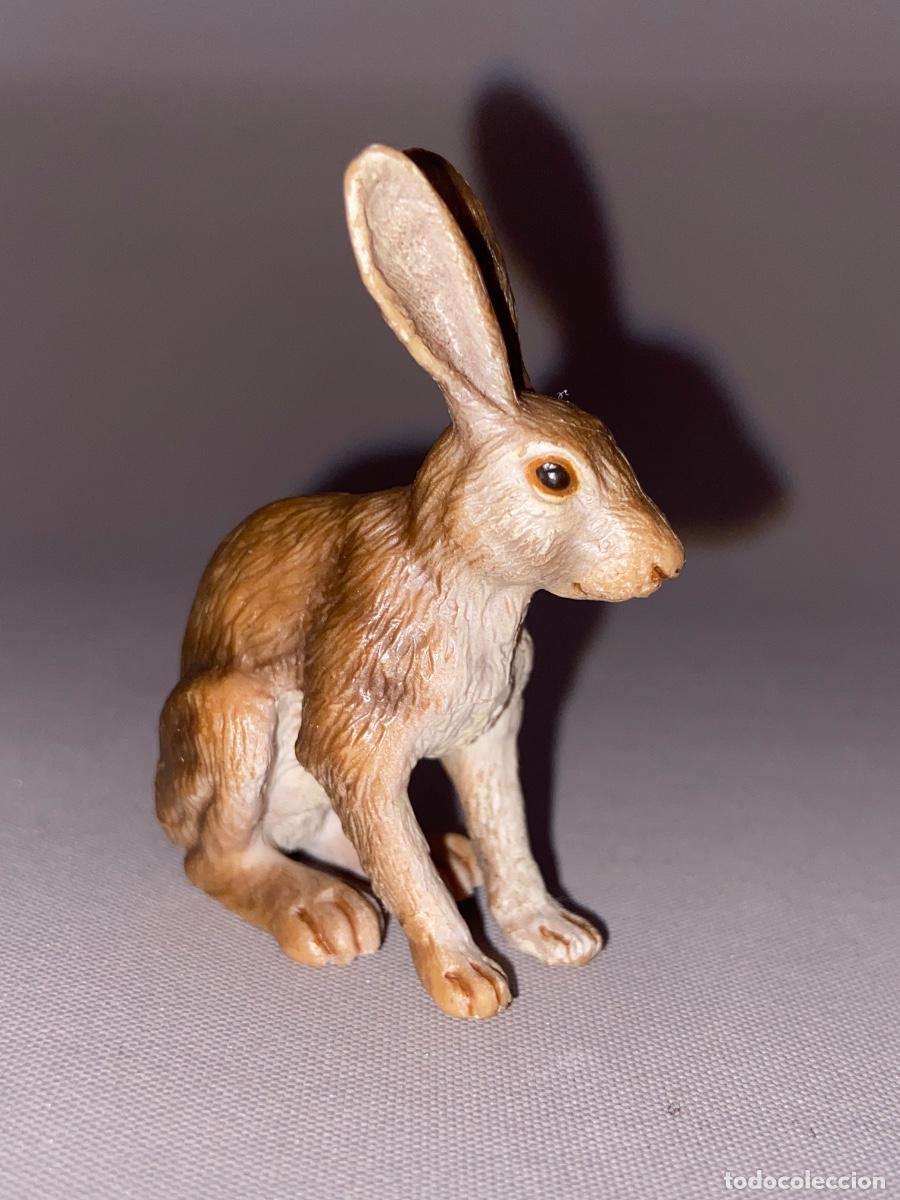 Figuras de goma y PVC: MAGN&Iacute;FICA FIGURA DE PVC &ldquo; LIEBRE &ldquo; SERIE ANIMALES - SCHLEICH