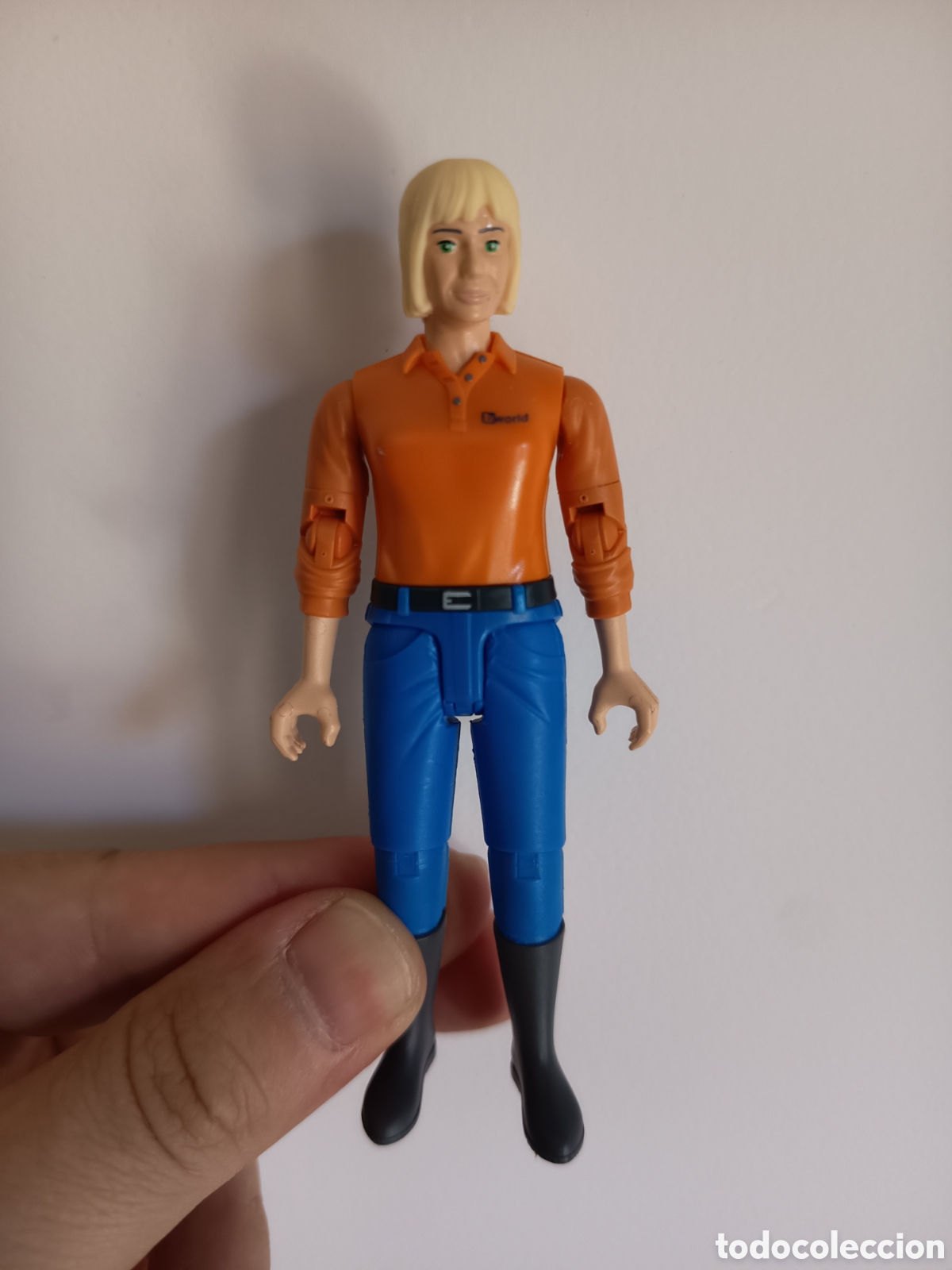 Figuras de goma y PVC: Figura Bruder Bworld Articulada
