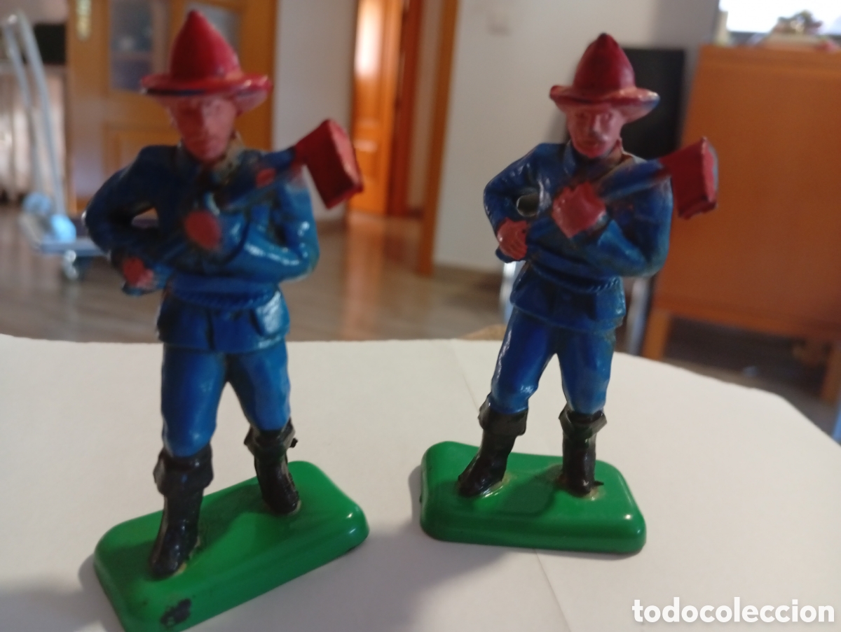 Figuras de goma y PVC: Bomberos Beton Made in usa